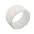 Fashion Hot Selling White Ceramic Ring Anillos de pareja